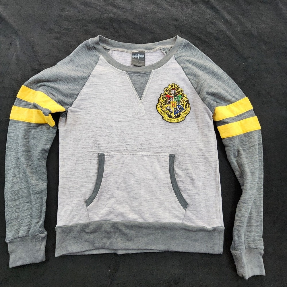 Harry Potter Gray Lightweight Long Sleeve Sweater‎ Adult XS